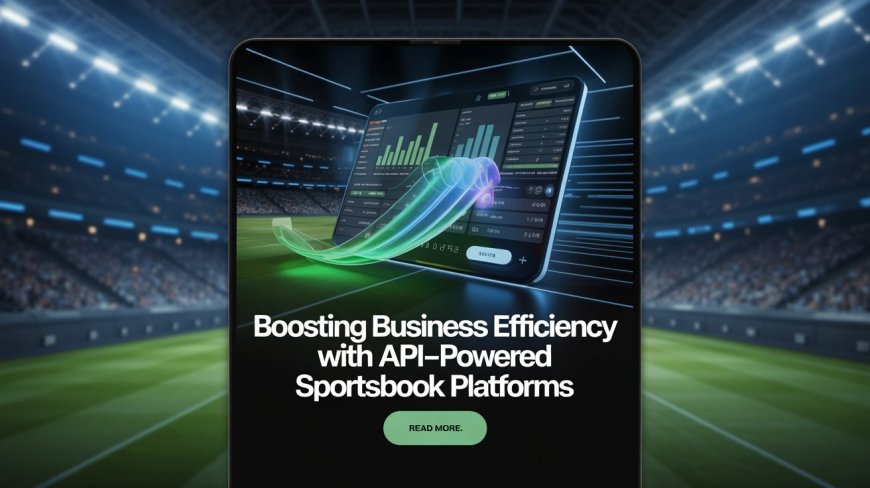 How API-Driven Sportsbook Platforms Boost Business Efficiency